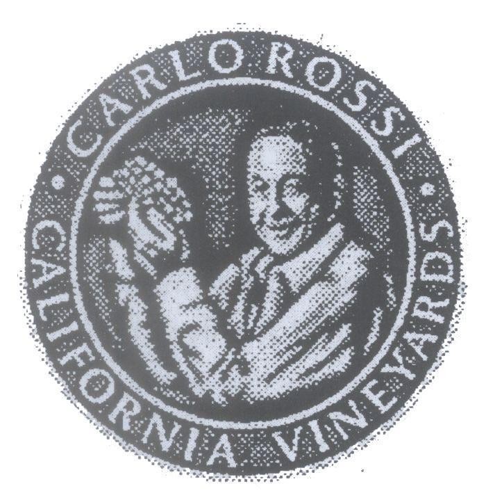 Mẫu nhãn hiệu CARLO ROSSI CALIFORNIA VINEYARDS