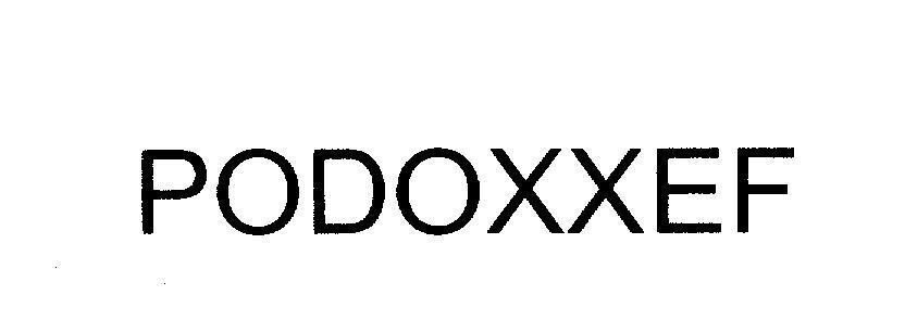 Mẫu nhãn hiệu PODOXXEF