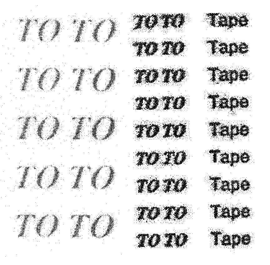 Mẫu nhãn hiệu TO TO Tape