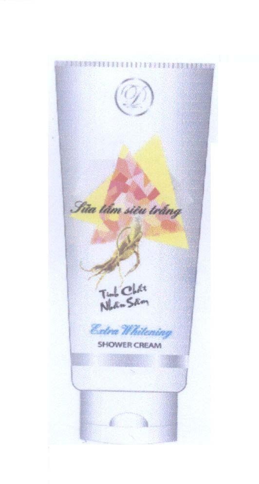 Mẫu nhãn hiệu D Sữa Tắm Siêu Trắng Tinh Chất Nhân Sâm Extra Whitening SHOWER CREAM