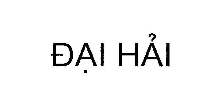 Mẫu nhãn hiệu Đại Hải