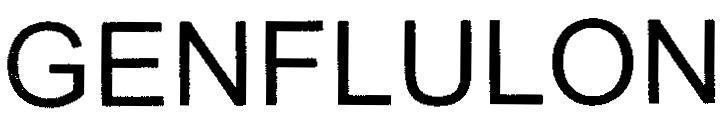 Mẫu nhãn hiệu GENFLULON