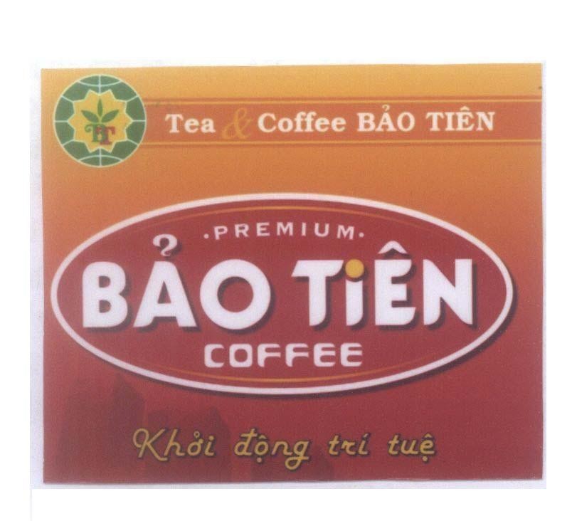 Mẫu nhãn hiệu BT Bảo Tiên Tea & Coffee PREMIUM COFFEE Khởi động trí tuệ