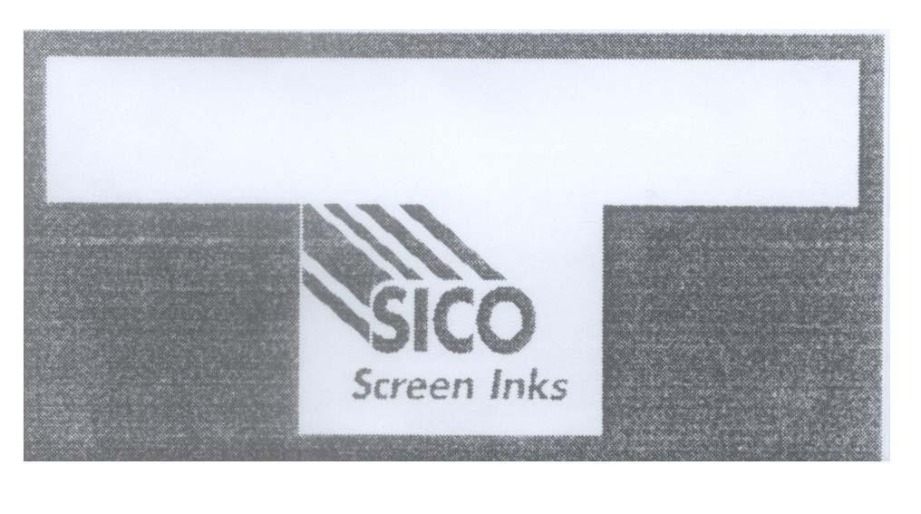 Mẫu nhãn hiệu T SICO Screen Inks