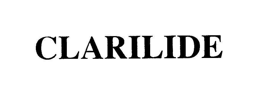 Mẫu nhãn hiệu CLARILIDE
