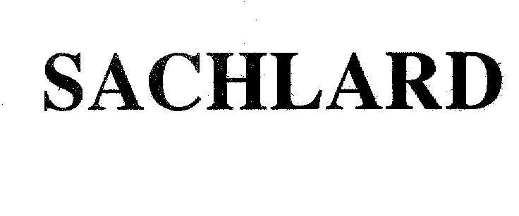 Mẫu nhãn hiệu SACHLARD