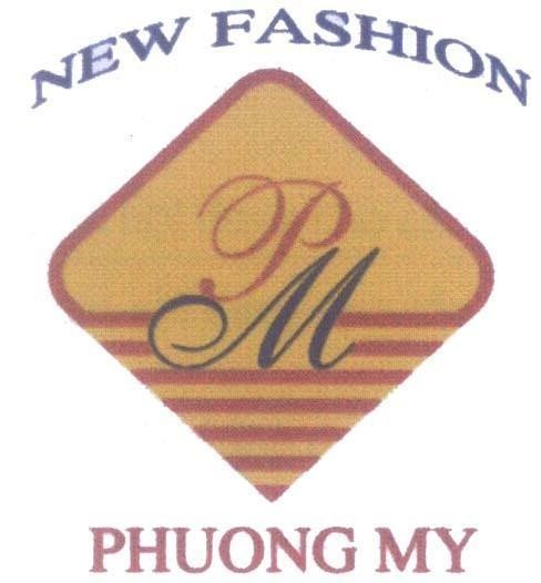 Mẫu nhãn hiệu PM PHUONG MY NEW FASHION