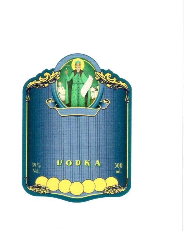 Mẫu nhãn hiệu VODKA