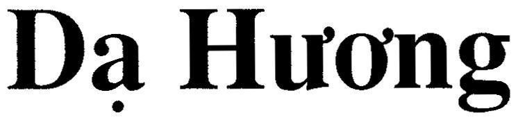 Mẫu nhãn hiệu Dạ Hương