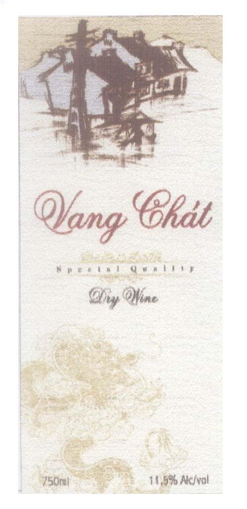 Mẫu nhãn hiệu Vang Chát Dry Wine Special Quality