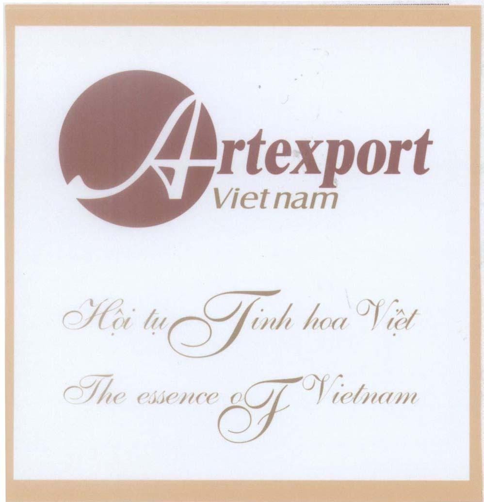 Mẫu nhãn hiệu Artexport Vietnam Hội tụ Tinh hoa Việt The Essence of Vietnam