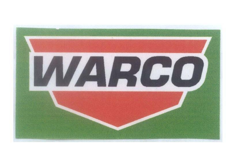 Mẫu nhãn hiệu WARCO