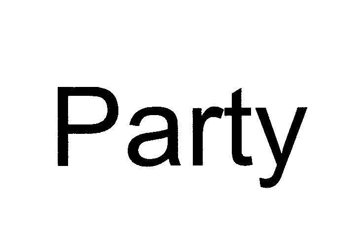 Mẫu nhãn hiệu Party