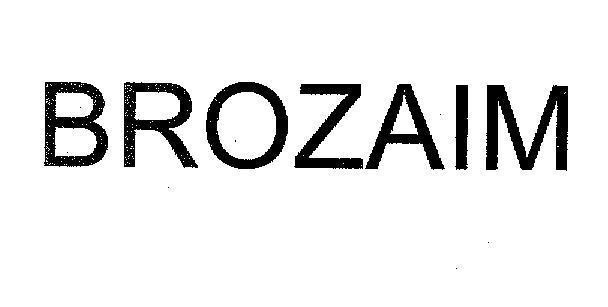 Mẫu nhãn hiệu BROZAIM