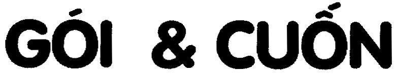 Mẫu nhãn hiệu Gói & Cuốn