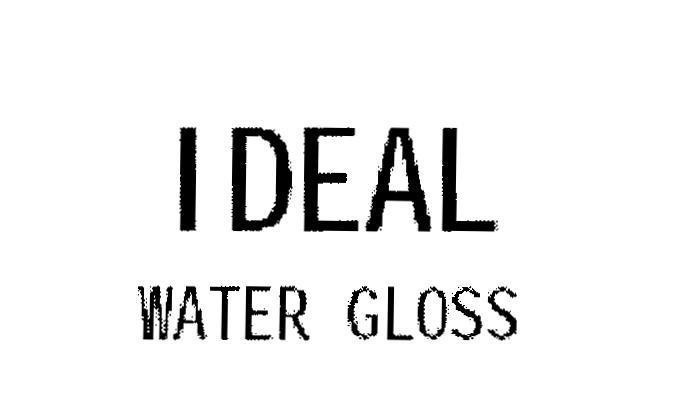Mẫu nhãn hiệu IDEAL WATER GLOSS
