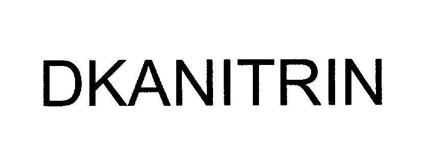 Mẫu nhãn hiệu DKANITRIN