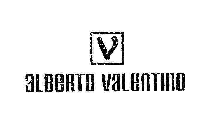 Mẫu nhãn hiệu V ALBERTO VALENTINO