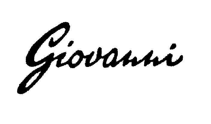 Mẫu nhãn hiệu giovanni