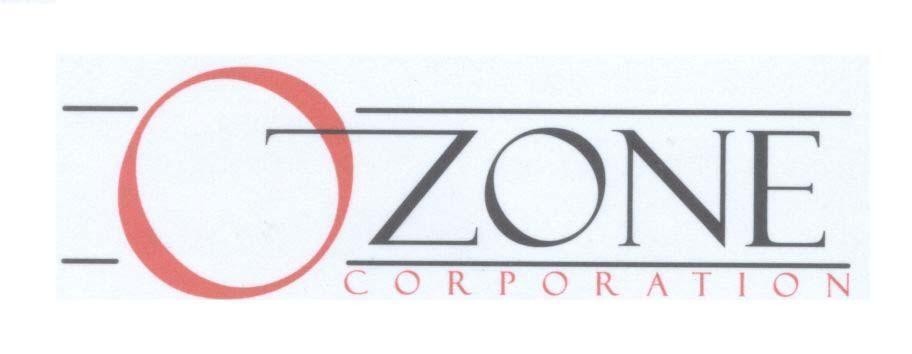 Mẫu nhãn hiệu OZONE CORPORATION