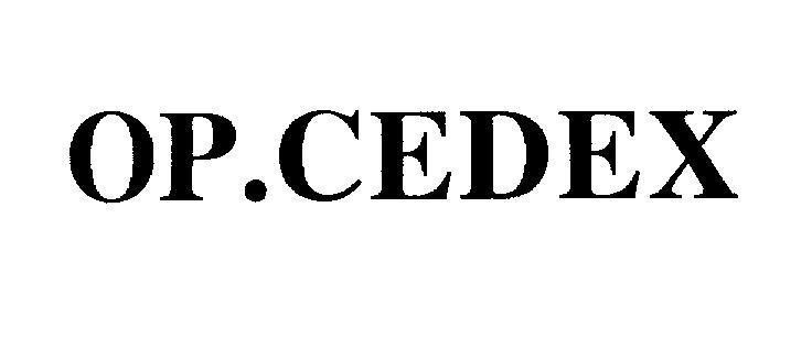 Mẫu nhãn hiệu OP.CEDEX