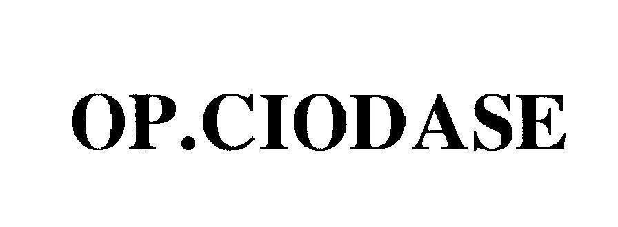 Mẫu nhãn hiệu OP.CIODASE