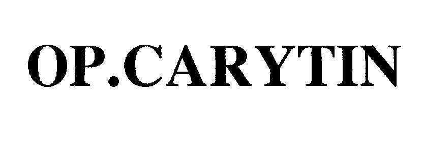 Mẫu nhãn hiệu OP.CARYTIN