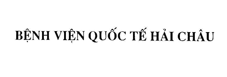 Mẫu nhãn hiệu Bệnhh Viện Quốc Tế Hải Châu