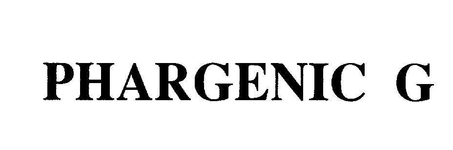 Mẫu nhãn hiệu PHARGENIC G
