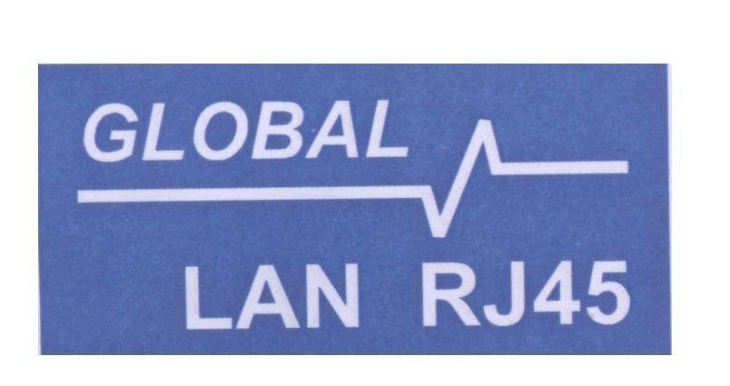 Mẫu nhãn hiệu GLOBAL LAN RJ45