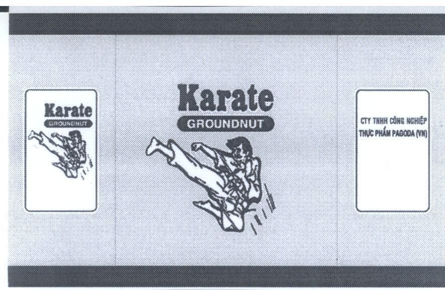 Mẫu nhãn hiệu Karate GROUNDNUT CTY TNHH công nghiệp thực phẩm PAGODA (VN)