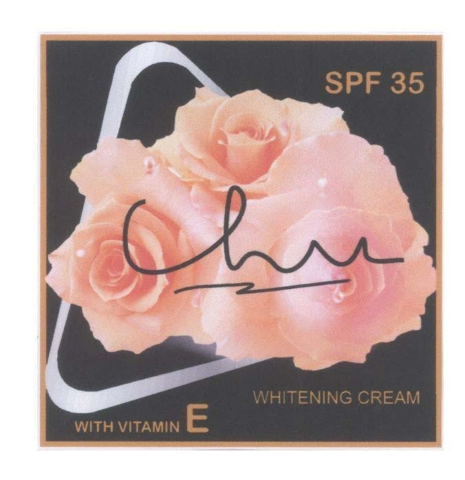 Mẫu nhãn hiệu Chu Chn SPF 35 Whitening cream With vitamin E