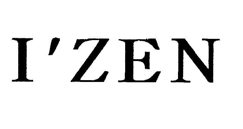 Mẫu nhãn hiệu I'ZEN