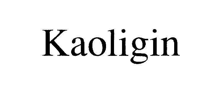 Mẫu nhãn hiệu Kaoligin