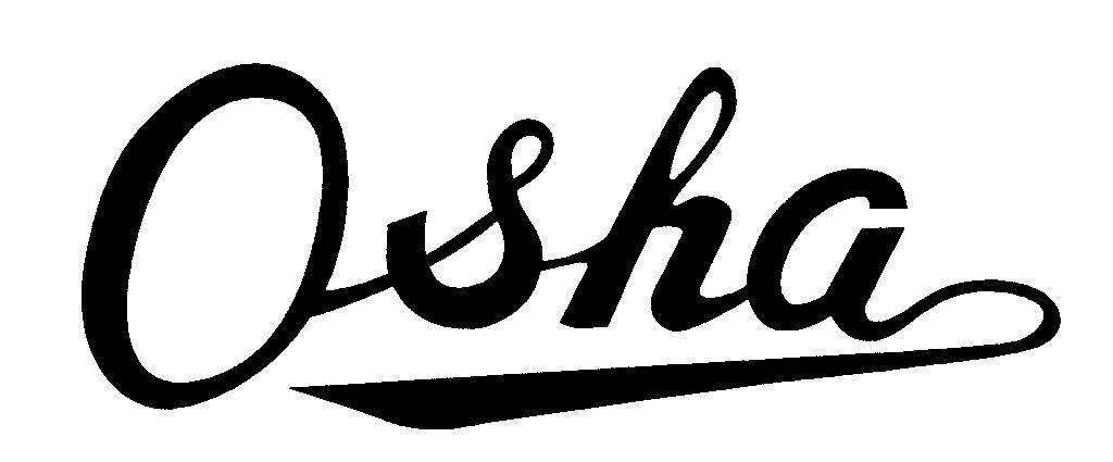 Mẫu nhãn hiệu Osha
