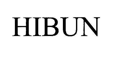 Mẫu nhãn hiệu HIBUN