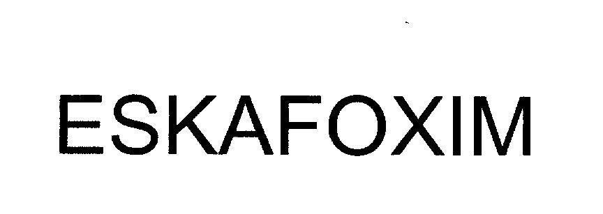 Mẫu nhãn hiệu ESKAFOXIM