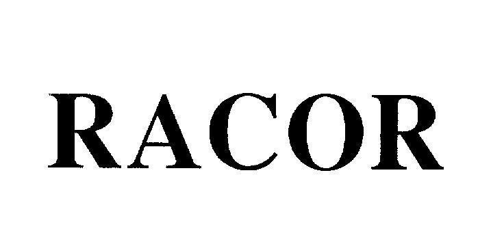 Mẫu nhãn hiệu RACOR