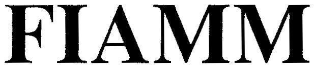Mẫu nhãn hiệu FIAMM