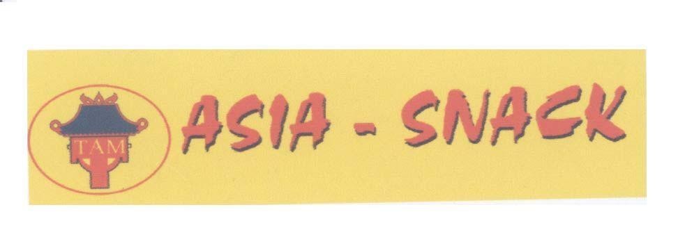 Mẫu nhãn hiệu TAM ASIA-SNACK