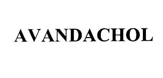 Mẫu nhãn hiệu AVANDACHOL
