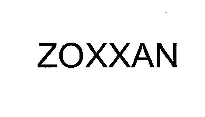 Mẫu nhãn hiệu ZOXXAN