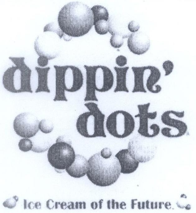 Mẫu nhãn hiệu dippin'dots Ice Cream of the Future