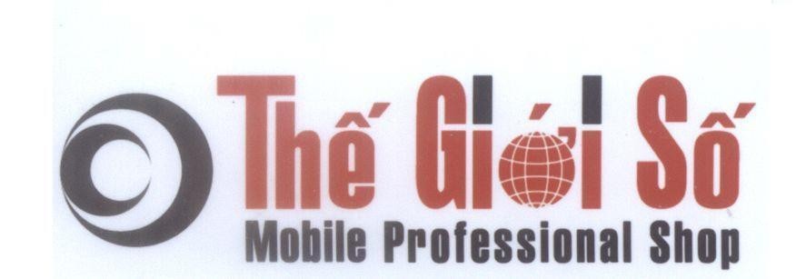 Mẫu nhãn hiệu Thế Giới Số Mobile Professional Shop