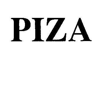 Mẫu nhãn hiệu PIZA