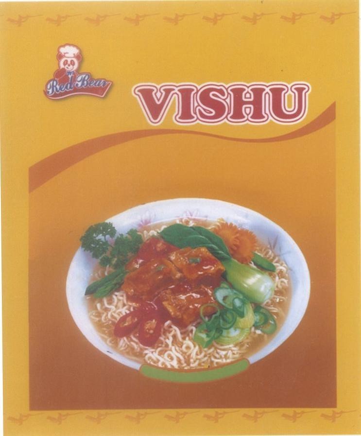 Mẫu nhãn hiệu Red Bear VISHU