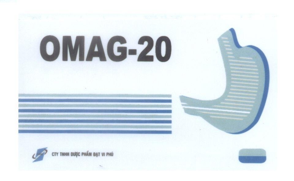 Mẫu nhãn hiệu OMAG-20 Công ty TNHH dược phẩm Đạt Vi Phú