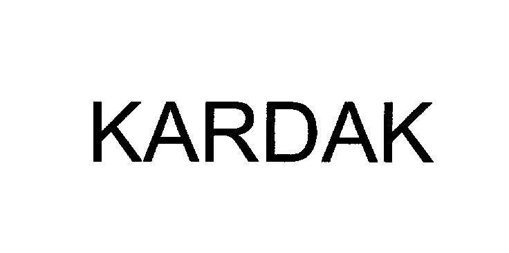 Mẫu nhãn hiệu KARDAK