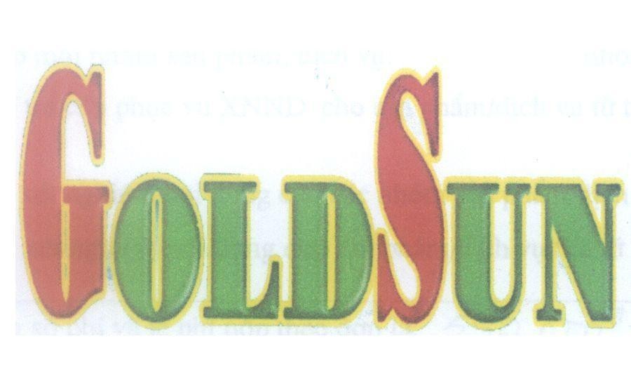 Mẫu nhãn hiệu GOLDSUN