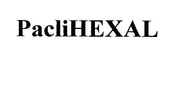 Mẫu nhãn hiệu PacliHEXAL